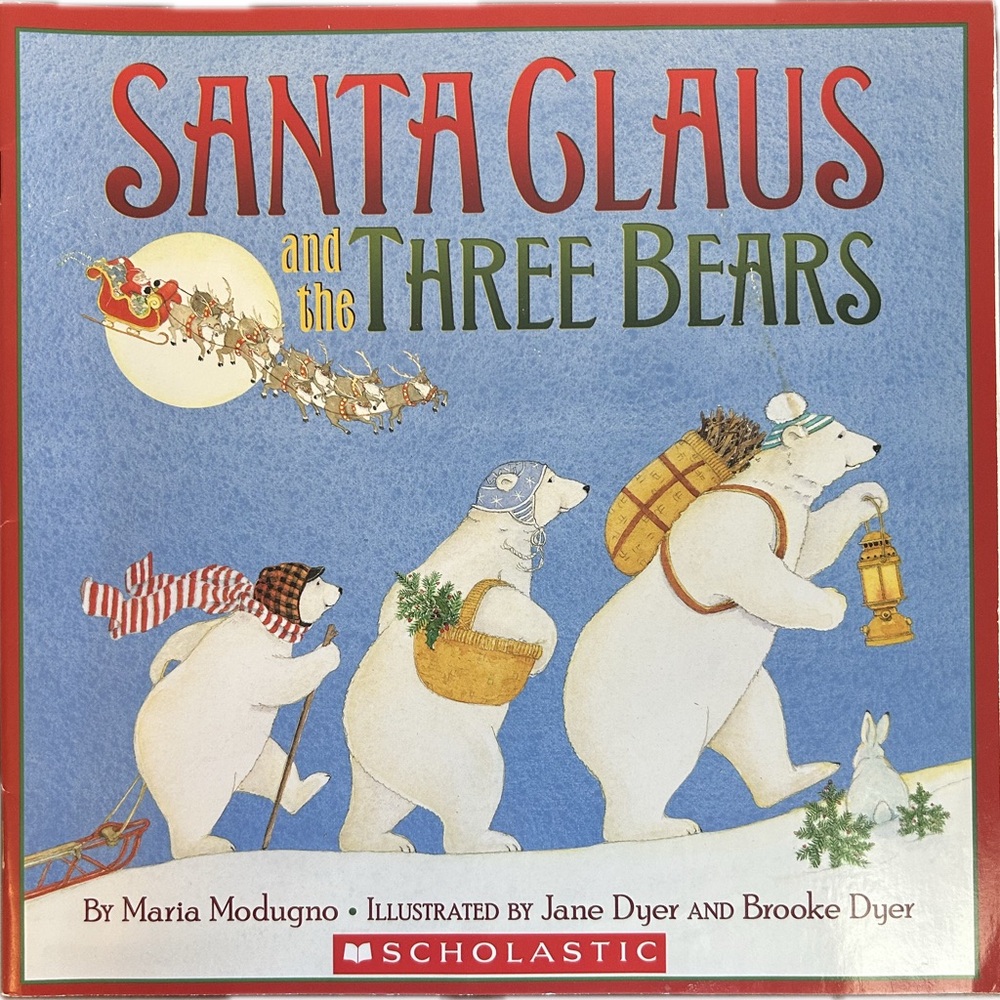 BUNDLE & SAVE 🎄Santa Claus and the Three Bears Book Hardcover Book